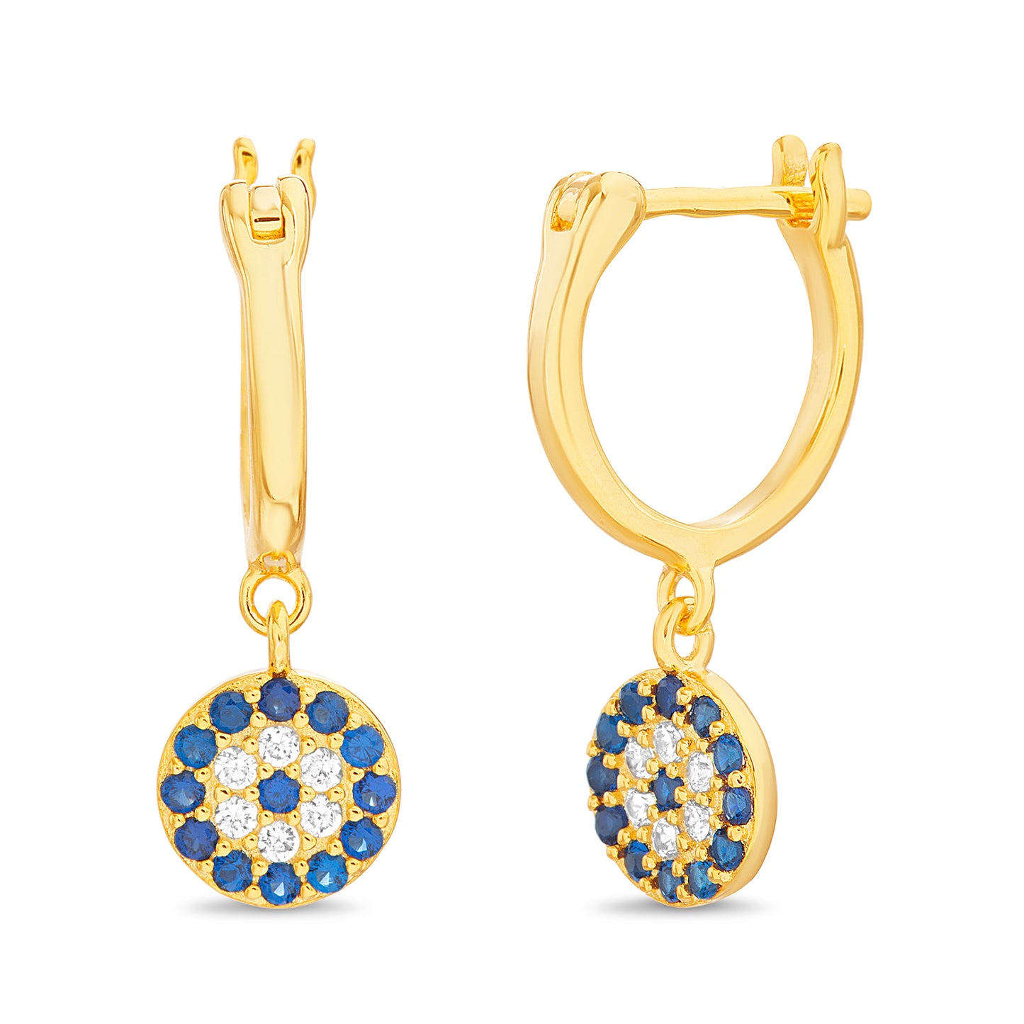 Aretes colgantes de ojo turco