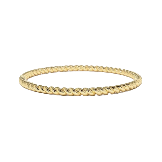 Anillo lazo dorado